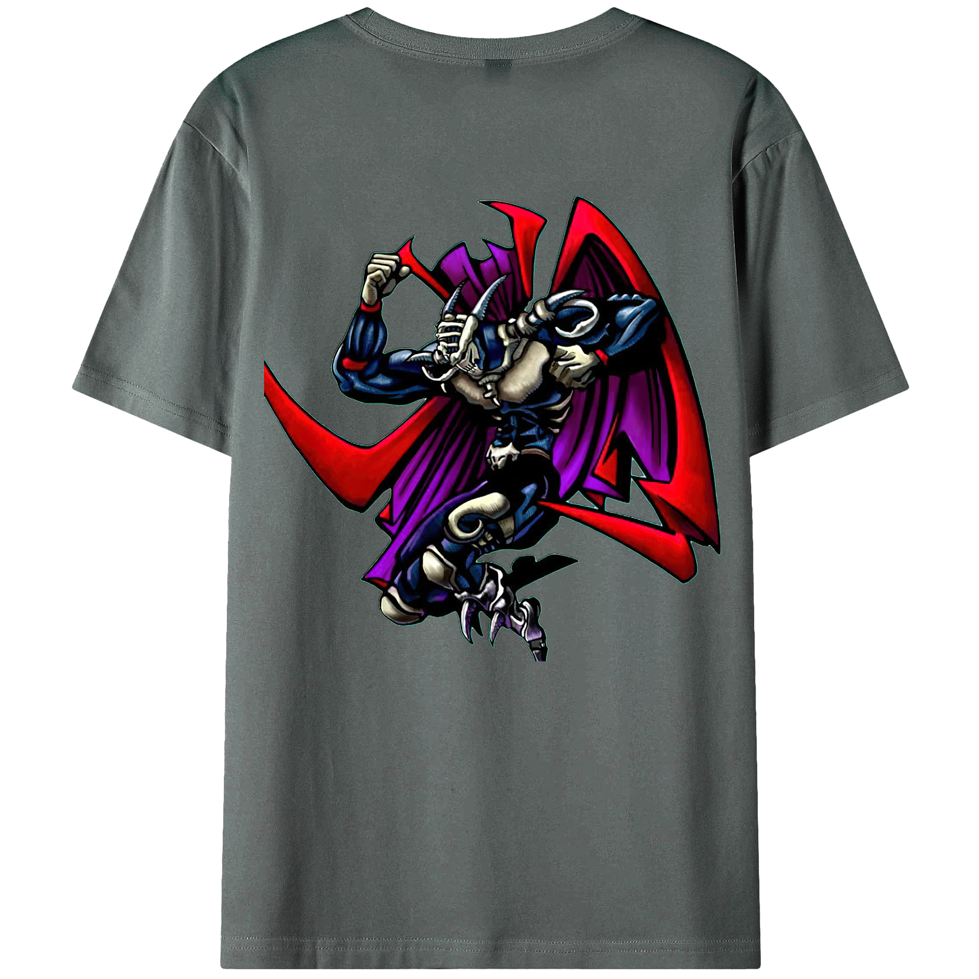 （画像用） 遊☆戯☆王 Yu-Gi-Oh! 綿100％ メンズ半袖Tシャツ（バックプリント） 通気性